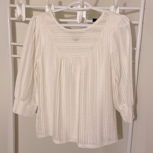 Express Factory Warm White Blouse